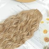 Fine Plus 18in Ponytail Extension Claw Clip Curly Wave Golden Blonde view 2