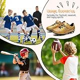Hanani Boys Girls Football Boots FG/AG Kids Soccer Shoes Unisex Gold view 7