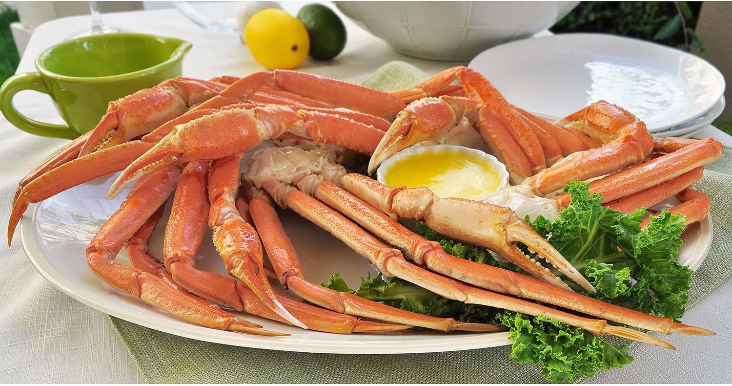 (10 lb.) Frozen Snow Crab Clusters, Ready to Eat Shipped in Cooler with Dry Ice