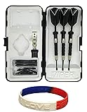 Sure Grip Viper Black Soft Tip Darts with Dart Case