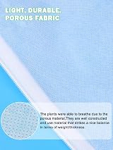 Abimars 2 Pack Garden Fleece 200x200 cm 80gsm Frost Protection Covers view 3