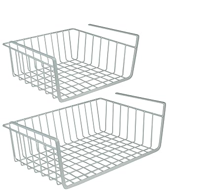 Decorrack Set Of 2 Under Shelf Basket Undershelf Wire Rack