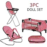 doll and stroller set