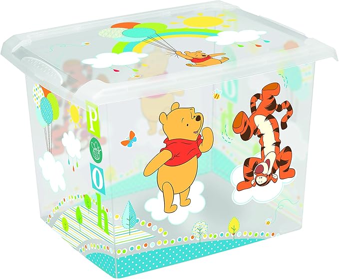 Cajas para juguetes de Disney Winnie The Pooh, 20 l, 2 unidades: Amazon.es: Bebé