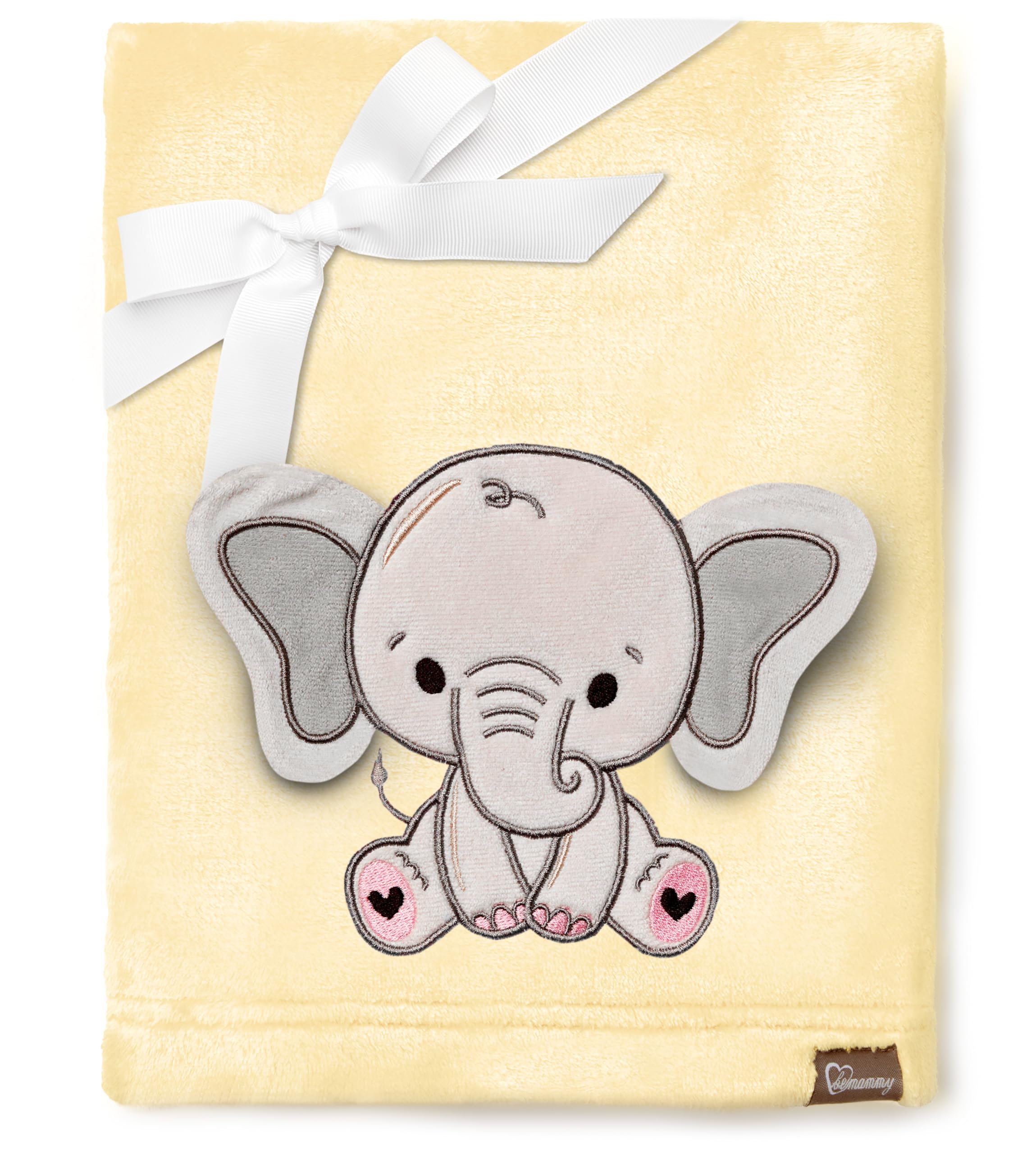 Be Mammy Warm Children Baby Cosy Blanket Baby Gift BE20-168 (Yellow - Elephant)