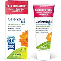 Boiron Calendula Gel Relief from Rashes, Skin Irritations, Razor Burn, Insect Bites, or Sunburns - Non-Greasy and Fragrance-F