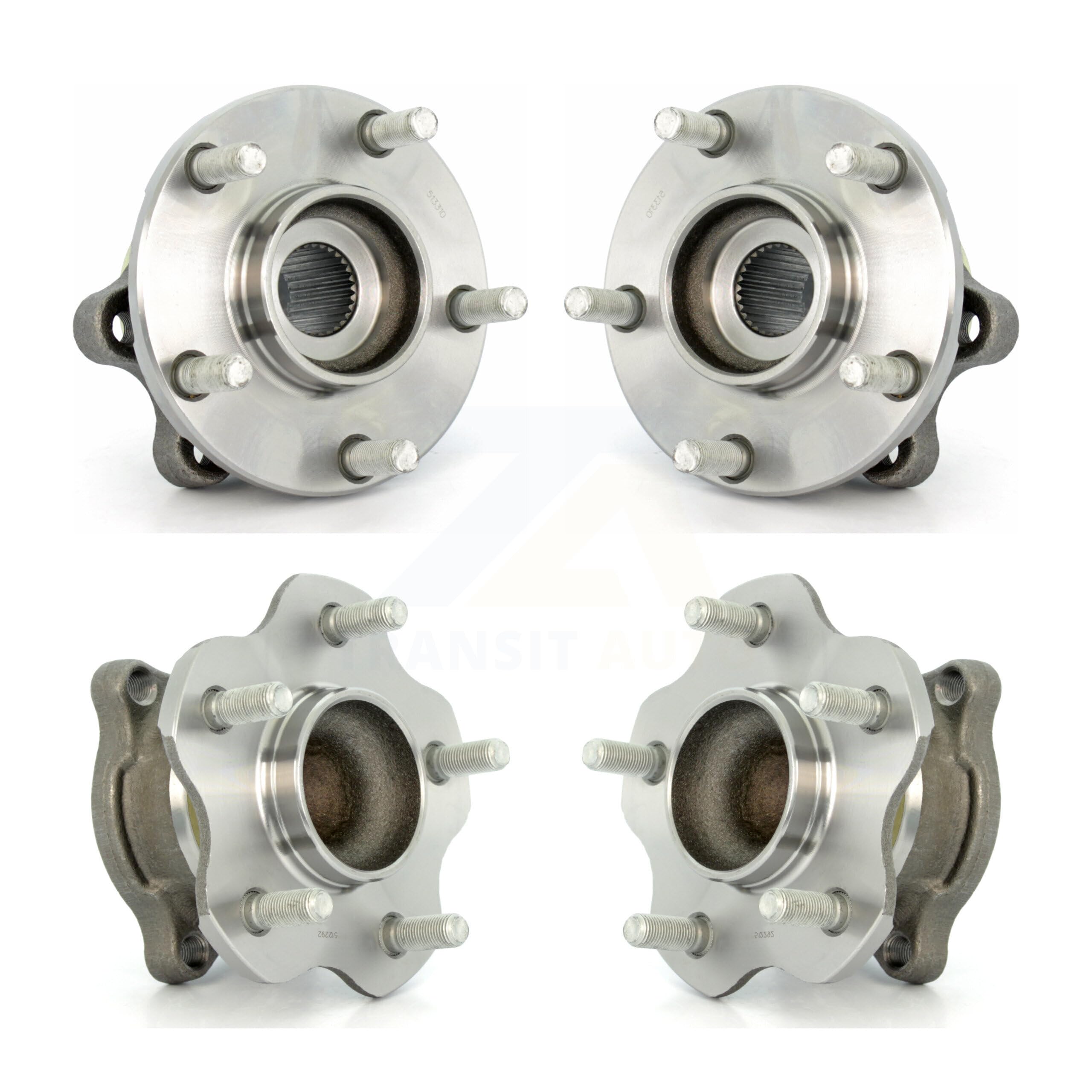Kugel Front Rear Wheel Bearing & Hub Assembly Kit