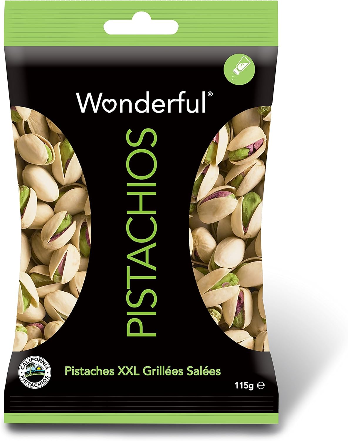 Wonderful Pistachios Roasted and Salted 115g Amazon.co.uk Grocery