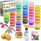 EssenSon Modelling Clay Kit 42 Colours Air Dry DIY Kids Craft Toy