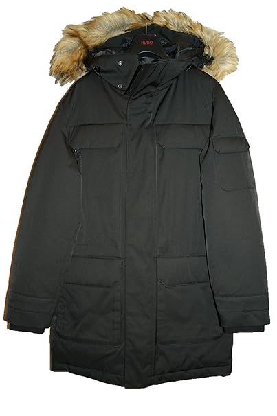 HUGO DAUNENPARKA BELGO 1 FARBE SCHWARZ 001
