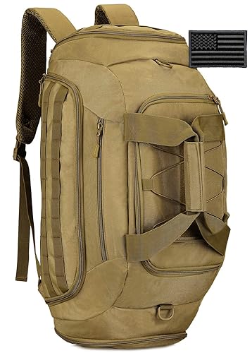 Protector Plus Tactical Duffle Bag Men Sports Gym Backpack
