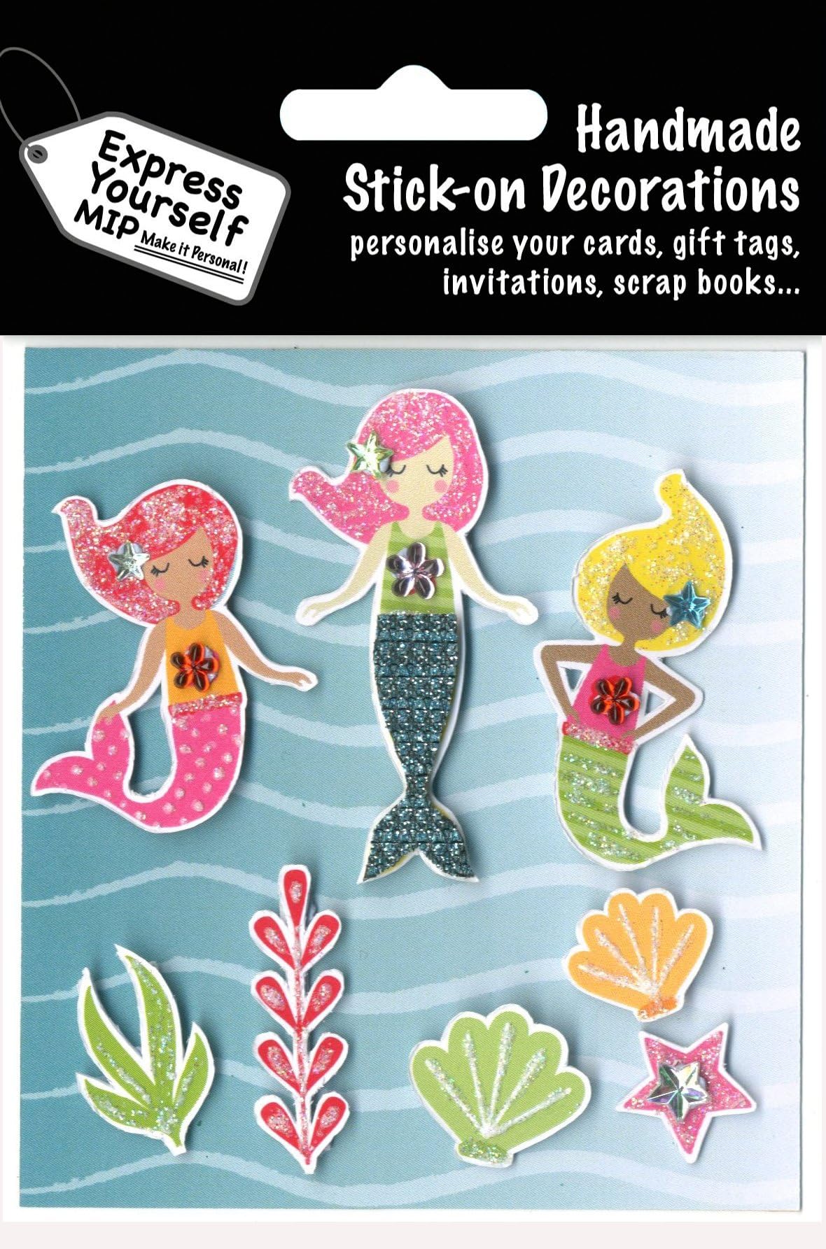 Express Yourself Mermaids Stick-On Decorations