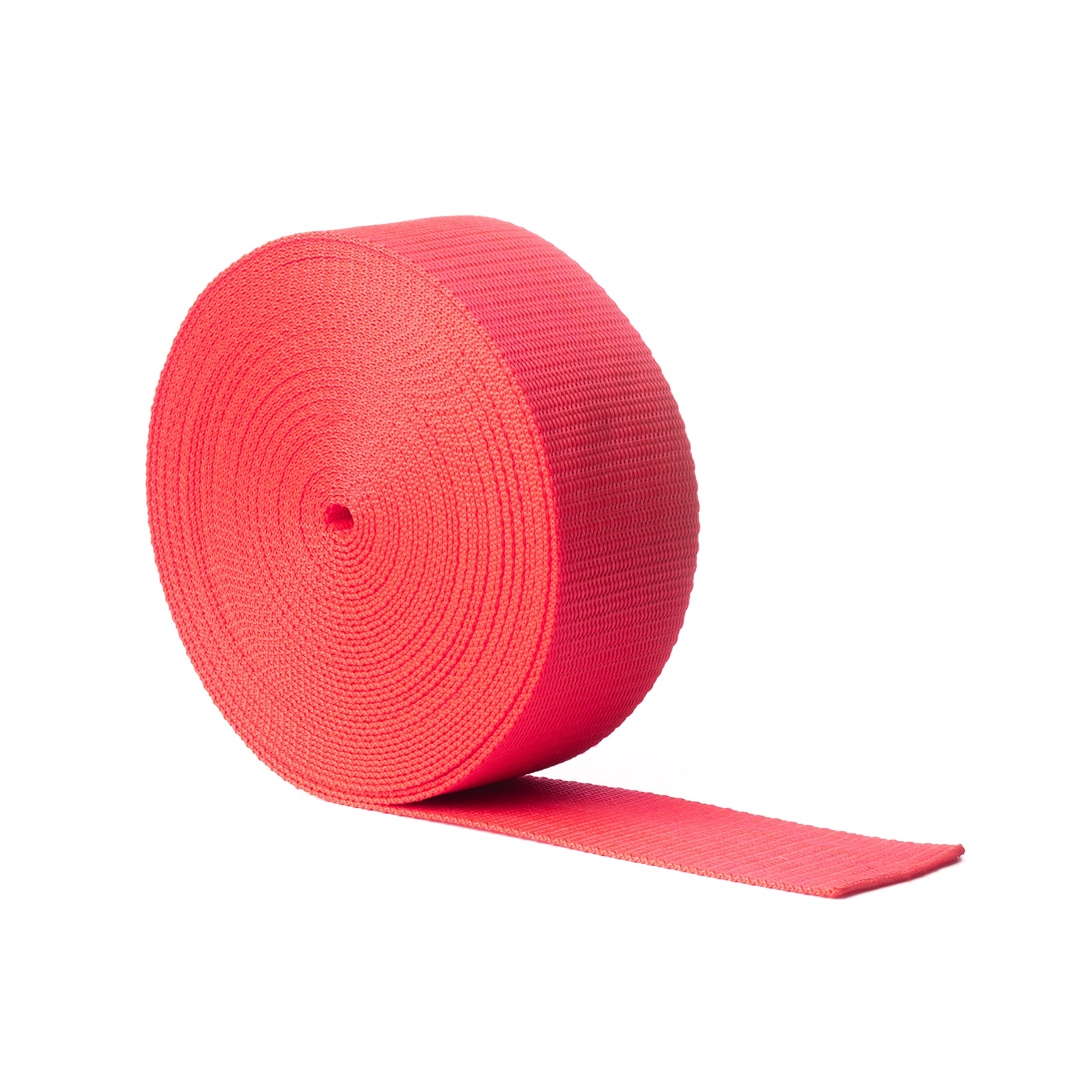 Realm Heavy Duty Polypropylene Webbing Strap Tape for Backpacks, Rucksack, Luggage/Cargo Strapping, Luggage - 5 Metres (Red, 25mm)