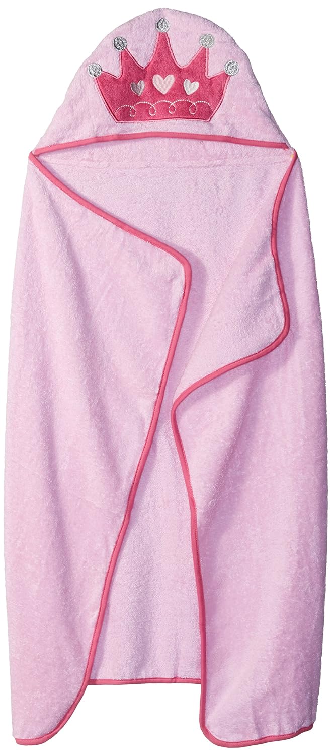 Disney Baby Princess Puppet Hooded Towel, Pink Baby Bath