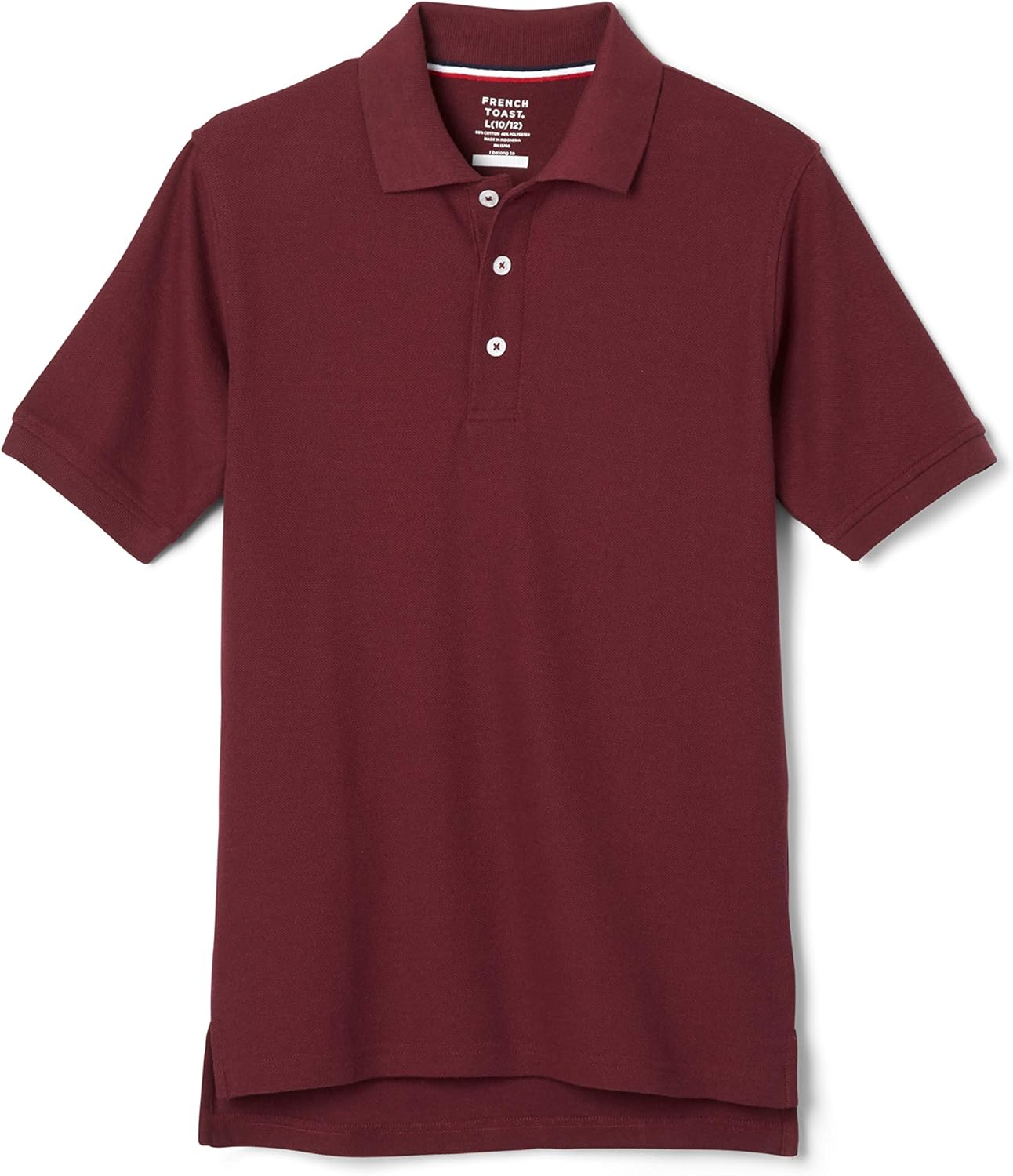 French Toast Boys' Short Sleeve Pique Polo Shirt (Standard & Husky): Clothing