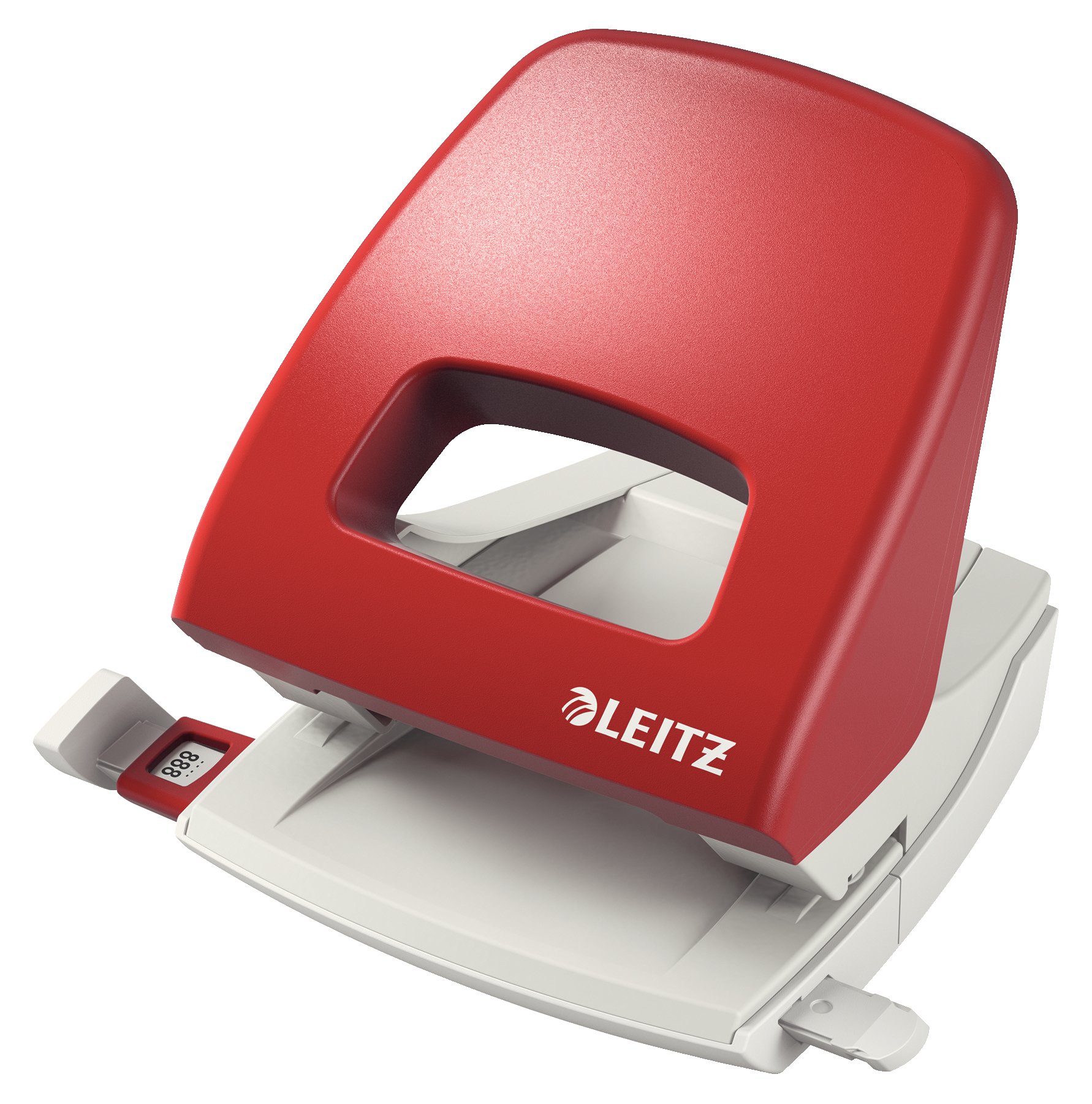 Leitz 50050025 "Nexxt Series" Office Hole Punch - Red