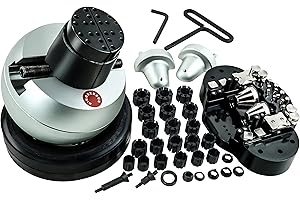 Ball Vise Engraving Block With Ring Holder Set - Jewelry Making Tool for Diamonds and Stone Setting (5" Ball Vise)