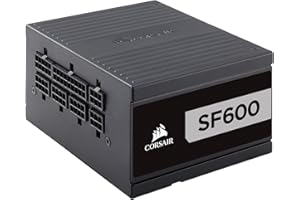 Corsair SF Series, SF600, 600 Watt, SFX, 80+ Platinum Certified, Fully Modular Power Supply