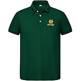 Boys Polo Shirt Cotton Performance Kids Golf Polo Shirts Short Sleeve Dry Fit School Uniform for Boys to Youth Polos 4T-16Y