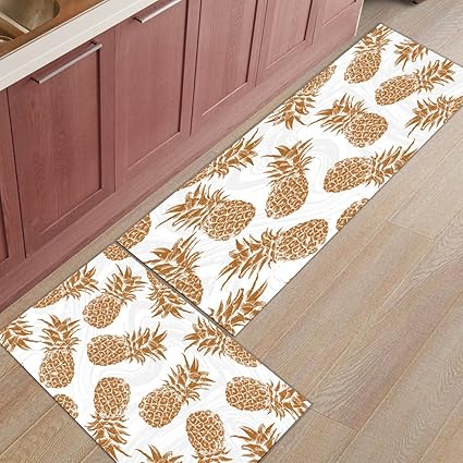 Amazon Com Karola 2 Piece Sets Non Slip Kitchen Mat Doormat Rug