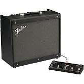 Fender Mustang GTX100 Guitar Amp and 7 Button Footswitch, 100 Watts, with 2-Year Warranty Integrated Looper, Bluetooth Audio Streaming for Play Along, 24.5Dx21.05Wx13.05H Inches, Black