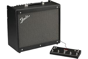 Fender Mustang GTX100 Guitar Amp and 7 Button Footswitch, 100 Watts, with 2-Year Warranty Integrated Looper, Bluetooth Audio 