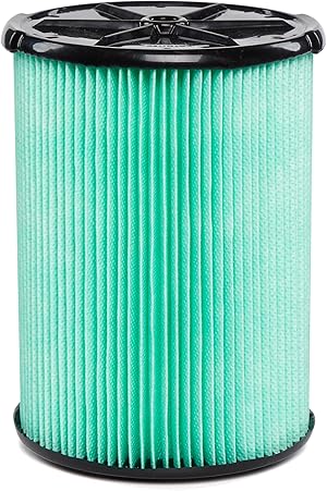 WORKSHOP Wet/Dry Vacs Staubsaugerfilter WS23200F HEPA-Medienfilter für Ladenstaubsauger (einzelner HEPA-Medienfilter für Nass-/Trockensauger) passend für Workshop 1,5 Liter bis 4,6 Liter Shop Staubsauger