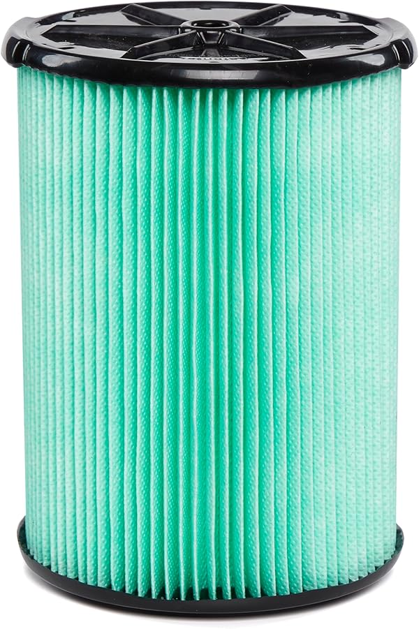 WORKSHOP Wet/Dry Vacs Staubsaugerfilter WS23200F HEPA-Medienfilter für Ladenstaubsauger (einzelner HEPA-Medienfilter für Nass-/Trockensauger) passend für Workshop 1,5 Liter bis 4,6 Liter Shop Staubsauger
