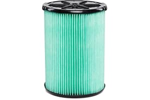 WORKSHOP Wet/Dry Vacs WS23200F HEPA Media Filter for Wet Dry Shop Vacuum, 5 to 16-Gallon