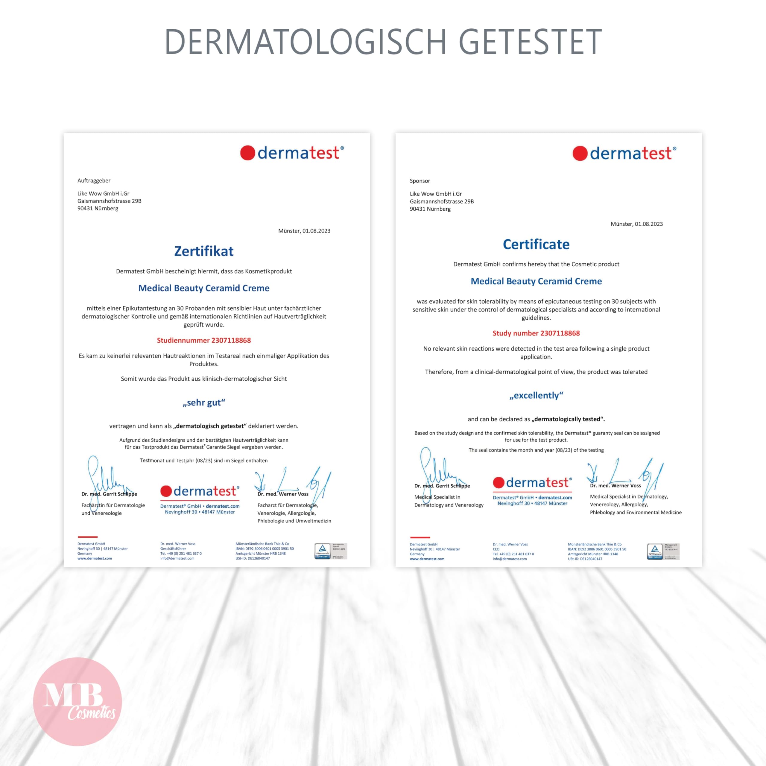 Ceramidcreme 100ml mit 3 essenziellen Ceramiden – plus Bio Aloe Vera, Bakuchiol und Bio Granatapfelkernöl – Vegane Gesichtspflege zur Stärkung der Hautbarriere mit Niacinamiden und Ectoin. 8