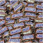 Snickerss Fun Size Candy Bars, Individually Wrapped, Bulk Candy of 70 CT -Halloween Chocolate Candy Bars
