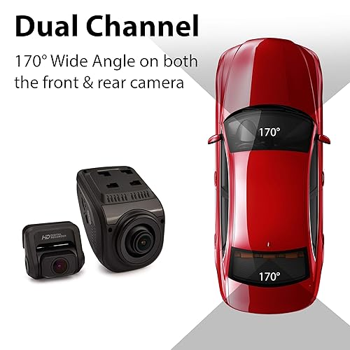 Rexing V1P Pro Dual 1080p Full HD Front and Rear 170° Wide Angle Wi-Fi