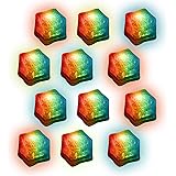 Windy City Novelties - 12 pack - Multi Color Light-Up LED Ice Cubes with Changing Lights | for Bulk Party Favors St. Patrick’