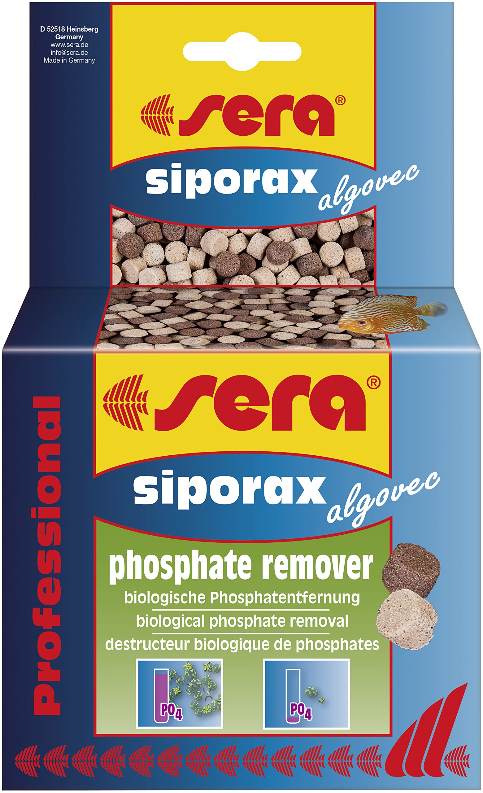 sera Siporax Algovec Professional Fish Accessories, 210 g