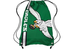 FOCO Philadelphia Eagles NFL Retro Big Logo Drawstring Backpack - Kelly Green