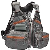 Bassdash Youths Kids Fly Fishing Vest for Adjustable Size with Multiple Pockets Trout Bass Fishing Gear FV09