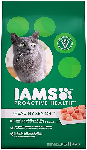 IAMS PROACTIVE HEALTH LIVELY SENIOR DRY CAT FOOD, 7 POUND