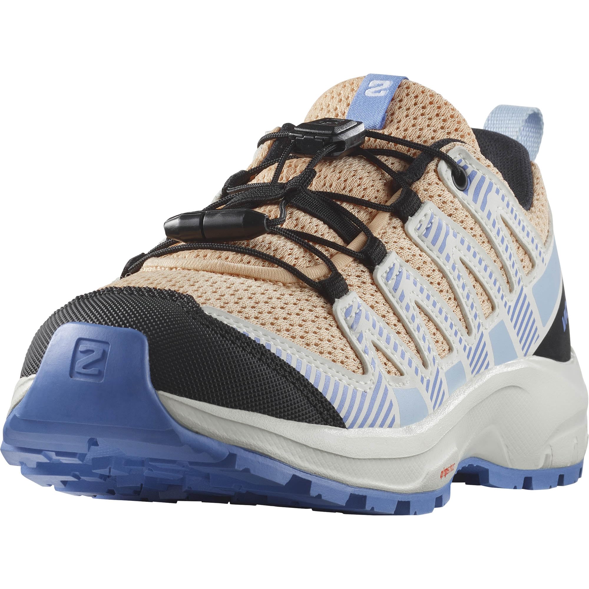 Salomon Unisex Junior’s XA Pro V8 Hiking Shoes for Kids - Peach Quartz/Vanilla Ice/Provence - 6 Image