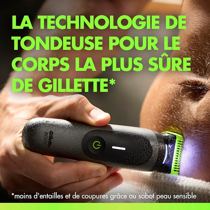 Labs Body + Intimate Tondeuse Homme i7, 8 Accessoires, Noire