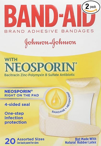 BAND-AID With Neosporin Bandages 