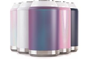 MAARS DRINKWARE Maars Standard Can Cooler for Beer & Soda | Stainless Steel 12oz Beverage Sleeve, Double Wall Vacuum Insulated Drink Holder - Purple Haze