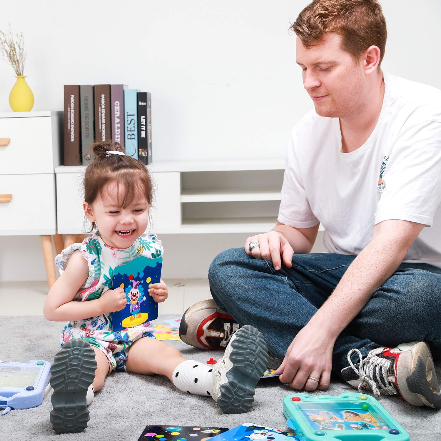 Charunee Magnetic Drawing Board,Magnetic Erasable Doodle Writing Pad,Double Sided Balance Ball Maze Game Sketch Doodle Board Painting Toys Birthday Gift Present for 3+ Years Kids Boys Girls: Toys & Games