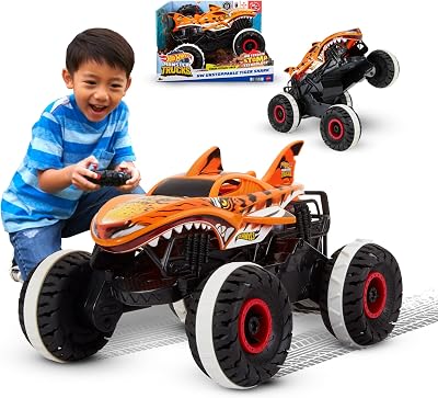 Hot Wheels Monster Trucks HW Unstoppable Tiger Shark RC 1:15