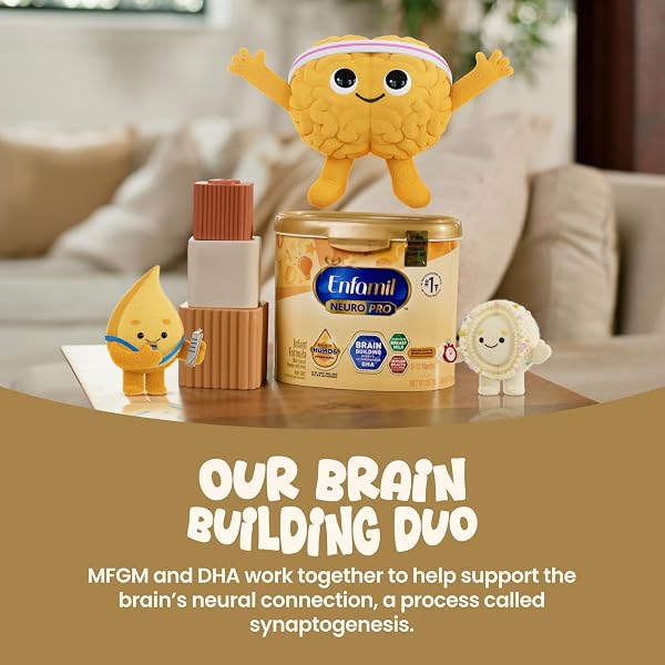 ENFAMIL NEUROPRO READY TO FEED BABY FORMULA, BRAIN BUILDING DUO DHA & MFGM, EXCLUSIVE IMMUNE SUPPORTING HUMO6 BLEND, ENFAMIL READY TO FEED INFANT FORMULA,2 FL OZ NURSETTE BOTTLES, 6 COUNT