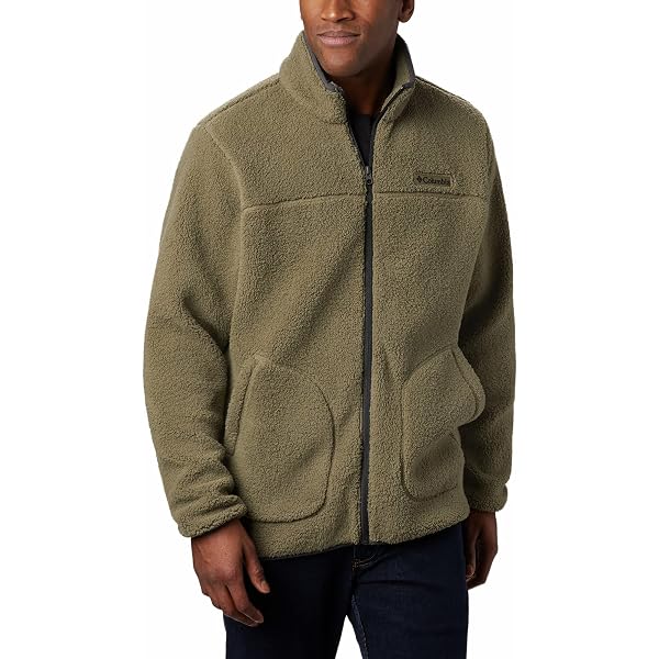 columbia men's rugged ridge ii sherpa fleece full zip jacket