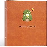 Targonixus Leather Photo Album 4x6 Holds 600 Photos Black Pages Large Capacity Memory Book for Birthday Christmas Wedding Anniversary