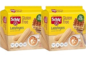 SCHÄR Schar - Lady Fingers - Certified Gluten Free - No GMO's, Lactose, Wheat or Preservatives - (7.1 oz) 2 Pack