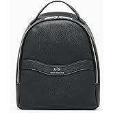 Armani Exchange Women's Wave Backpack, Black, One Size