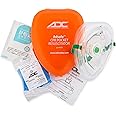 ADC 4053 Adsafe CPR Mask Pocket Resuscitator 1 Kit with Replaceable Valve