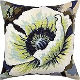 Brvsk Kitchen Needlepoint Kit For Adults And Beginners - Lemons 16″ × 16″ With Clear
